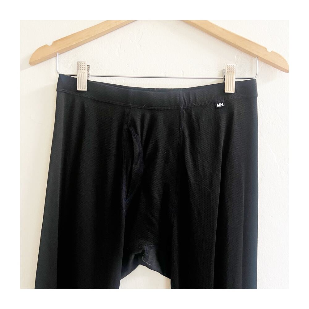 Helly Hansen Baselayer Pants Men's Medium Black Skinny Fit Outdoor Performance - Picture 3 of 7